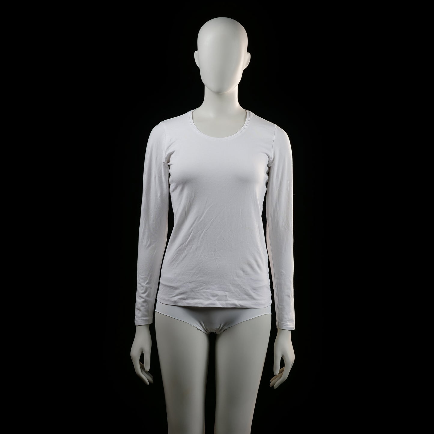 Basic You - long-sleeve top - White - (Storlek: S)