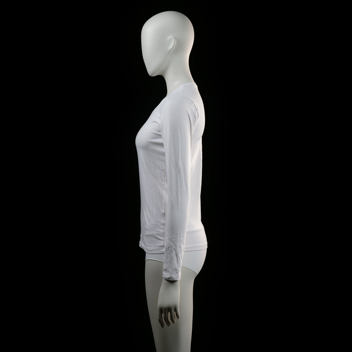 Basic You - long-sleeve top - White - (Storlek: S)