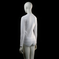 Basic You - long-sleeve top - White - (Storlek: S)