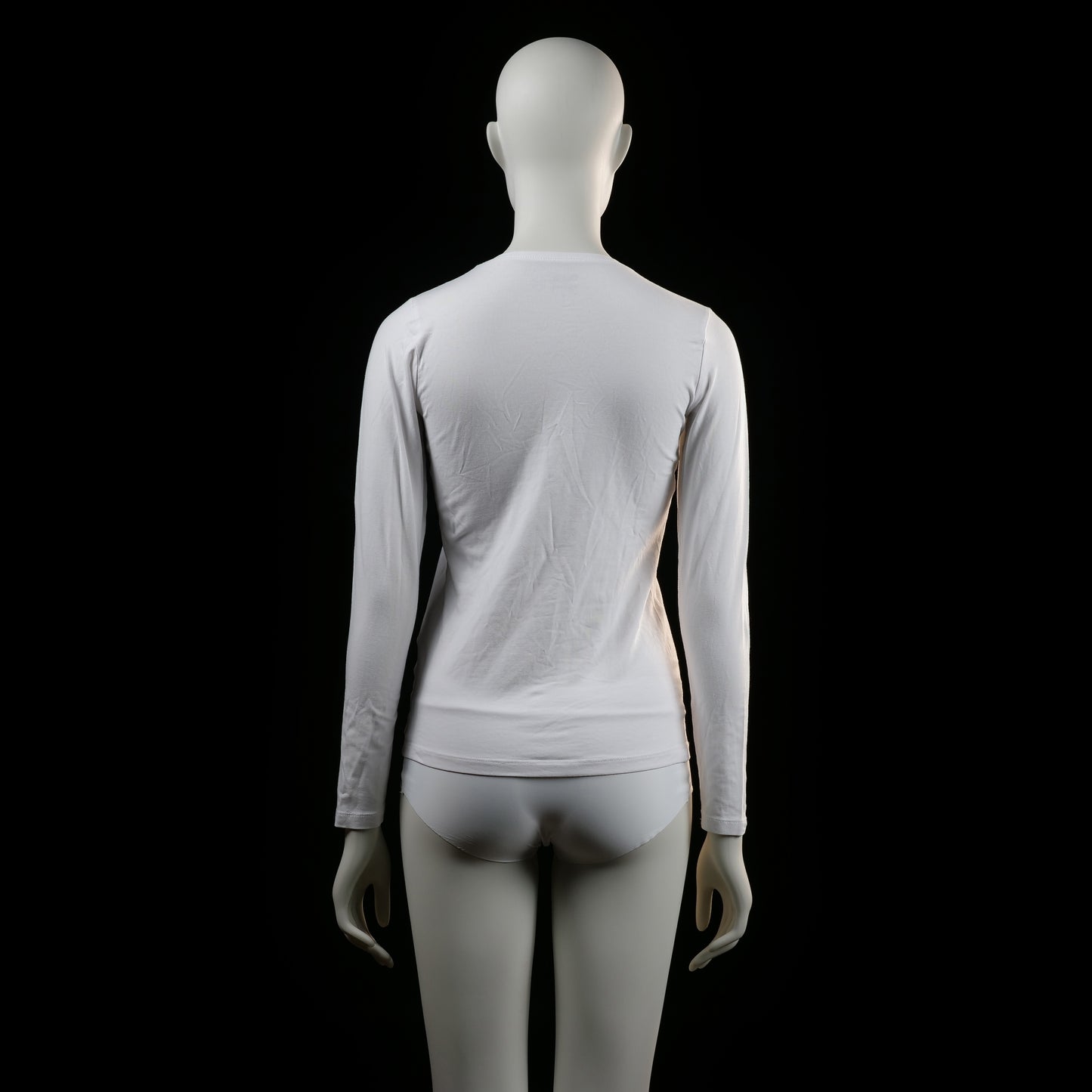 Basic You - long-sleeve top - White - (Storlek: S)