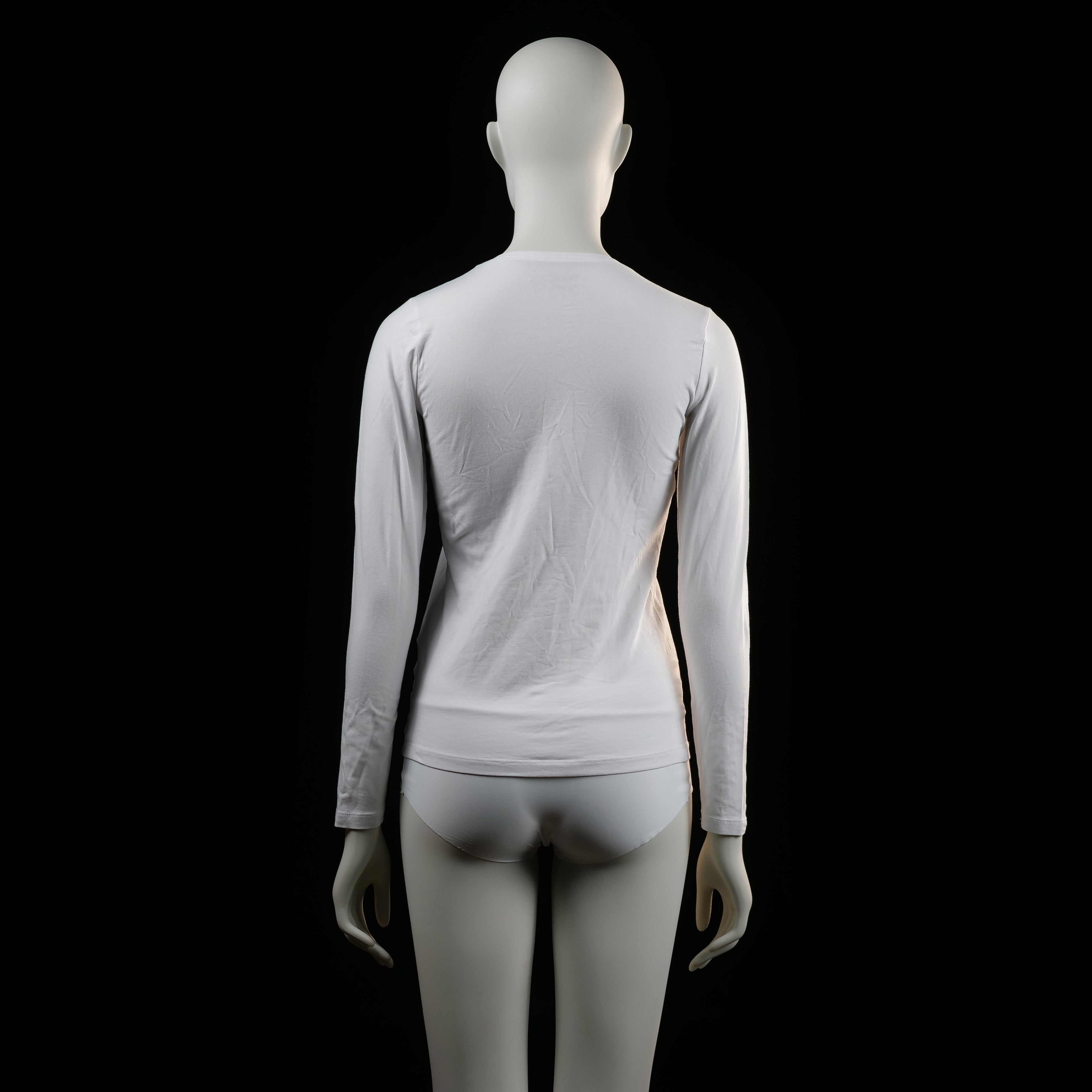 Basic You - long-sleeve top - White - (Storlek: S)