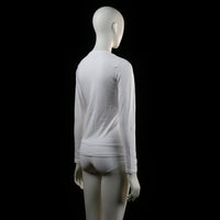 Basic You - long-sleeve top - White - (Storlek: S)