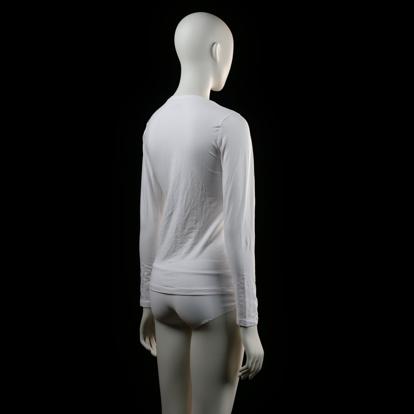 Basic You - long-sleeve top - White - (Storlek: S)