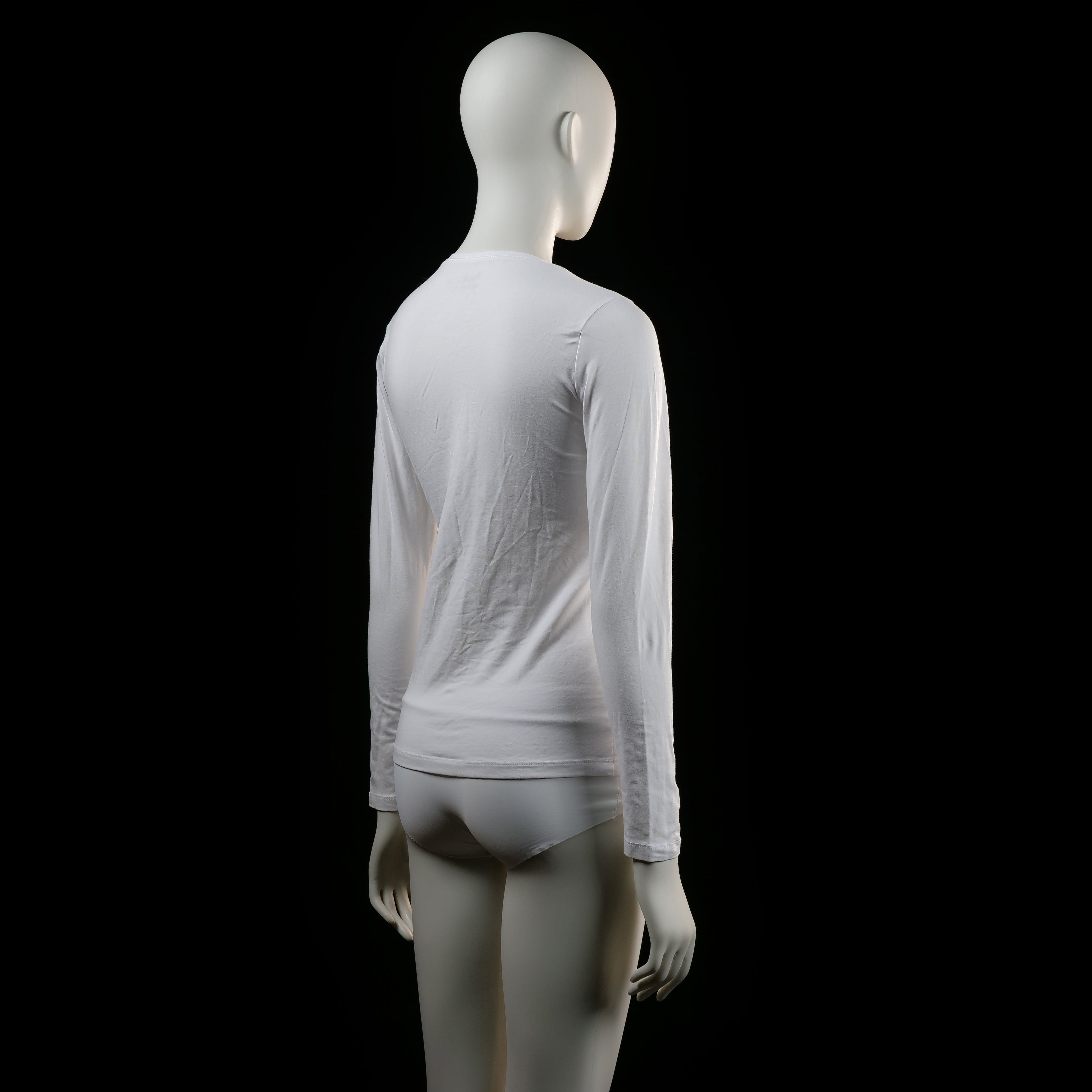 Basic You - long-sleeve top - White - (Storlek: S)