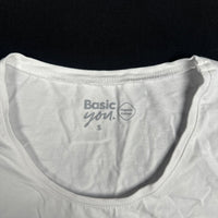 Basic You - long-sleeve top - White - (Storlek: S)