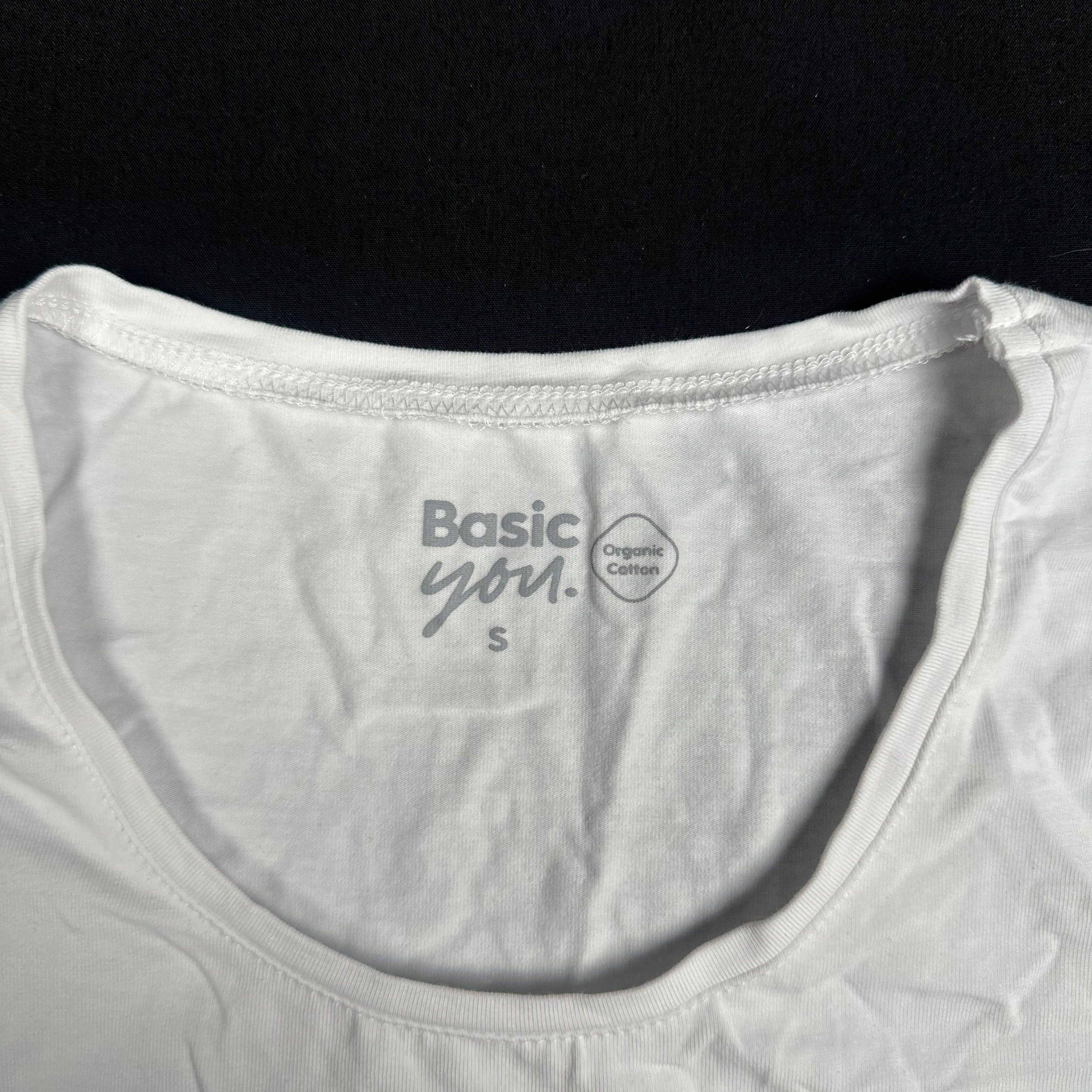 Basic You - long-sleeve top - White - (Storlek: S)