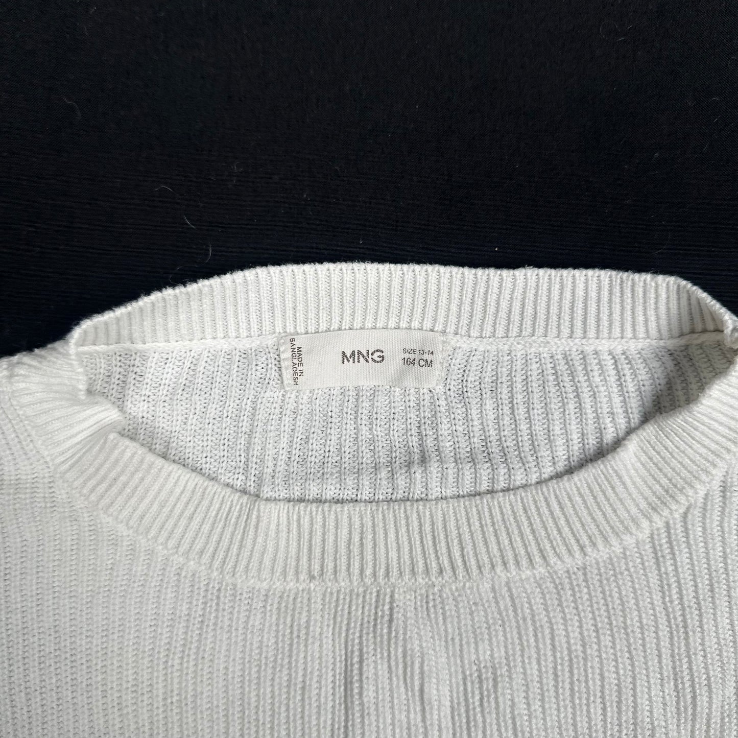 Mng - sweater - White - (Storlek: 164)