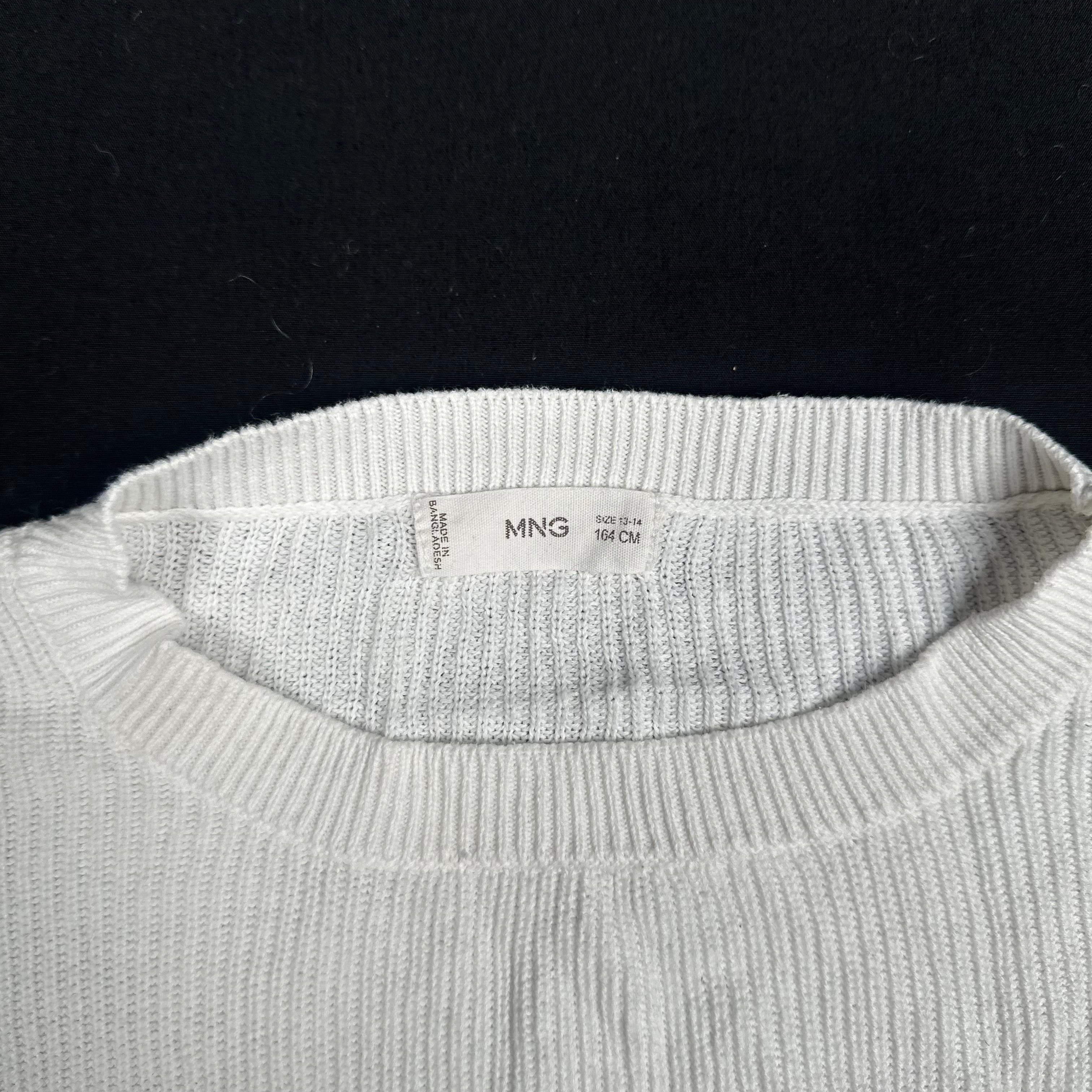 Mng - sweater - White - (Storlek: 164)