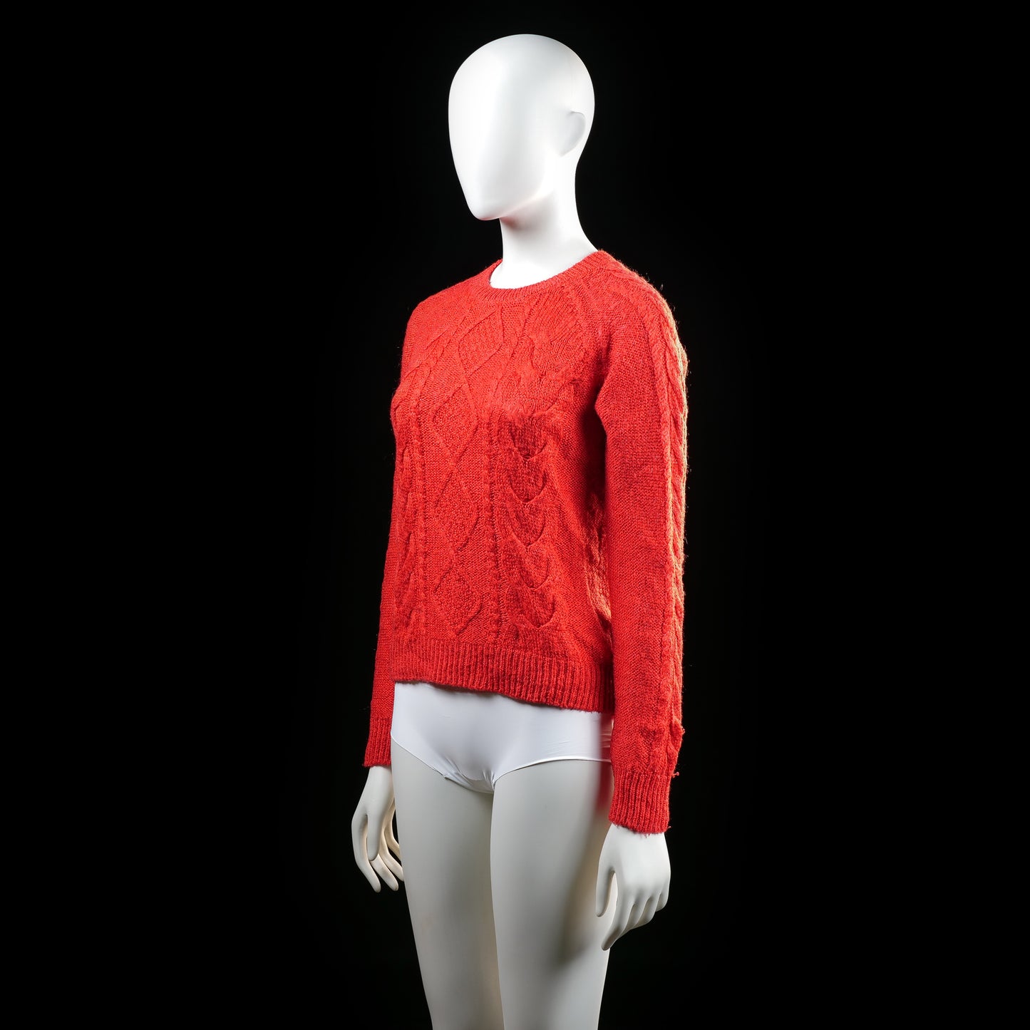 H&M - sweater - Red - (Storlek: S)