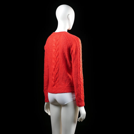 H&M - sweater - Red - (Storlek: S)