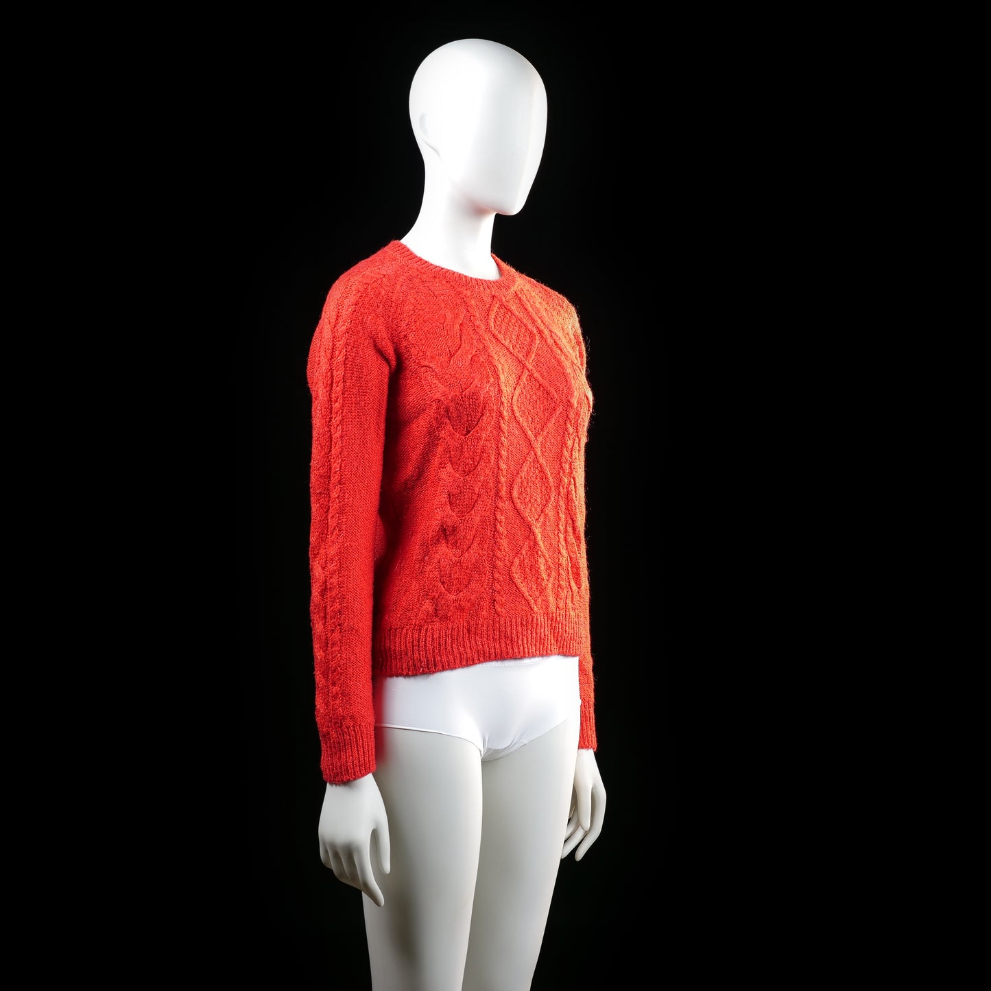 H&M - sweater - Red - (Storlek: S)