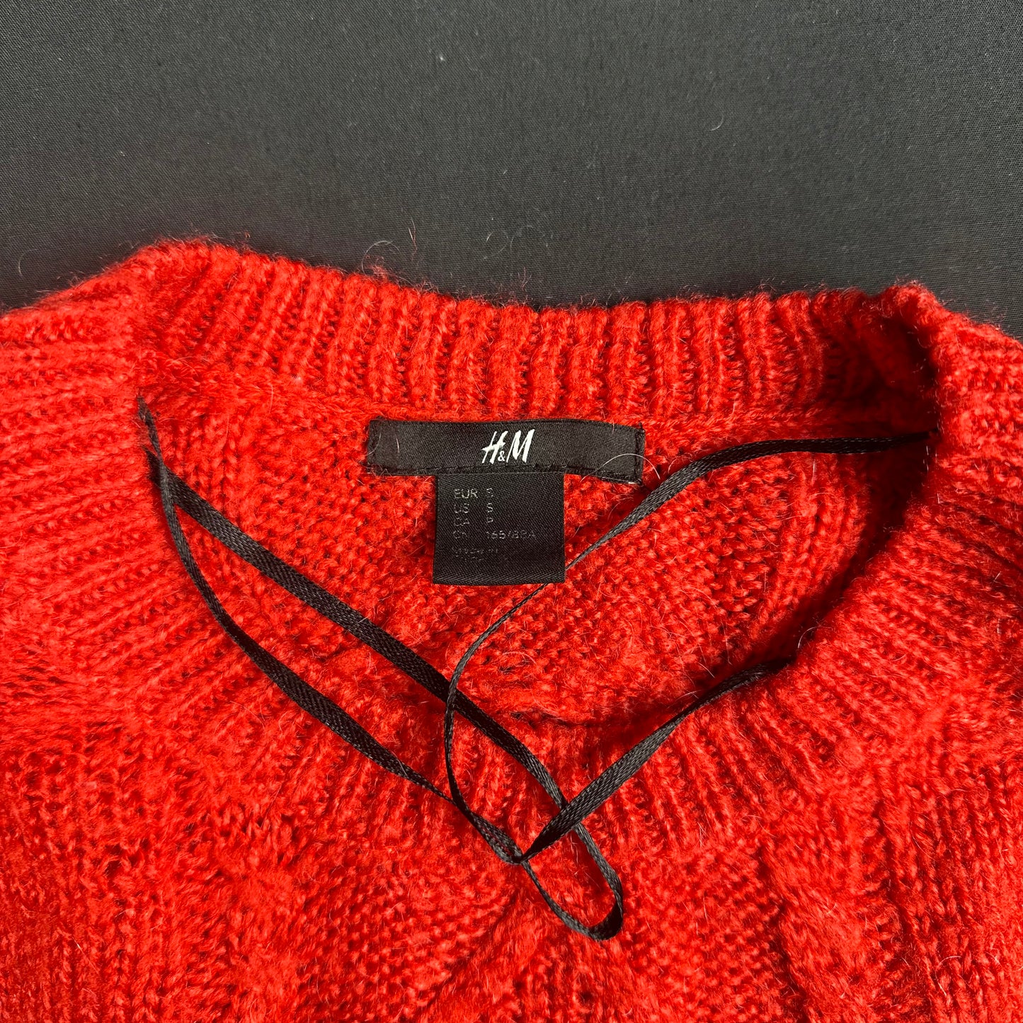 H&M - sweater - Red - (Storlek: S)