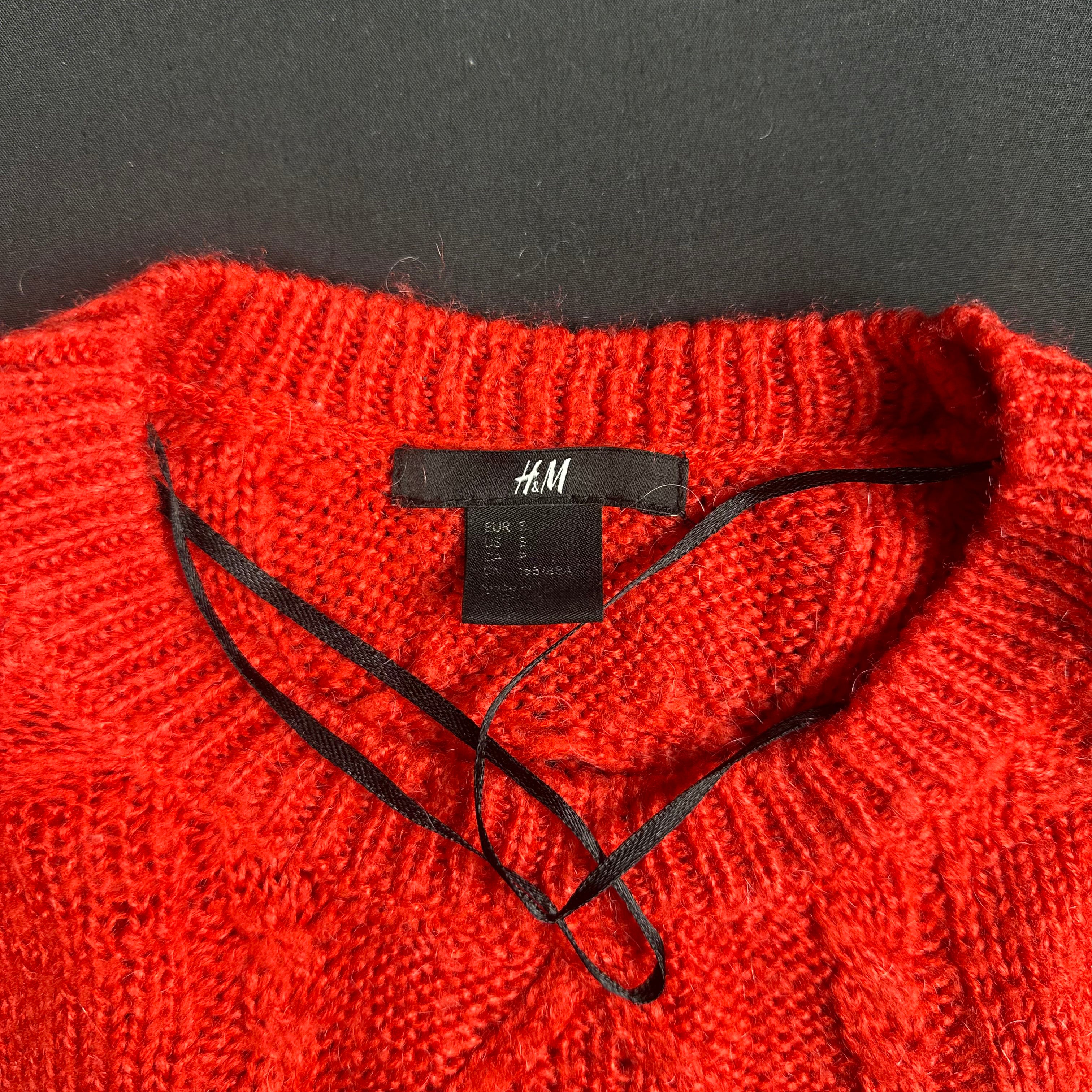 H&M - sweater - Red - (Storlek: S)