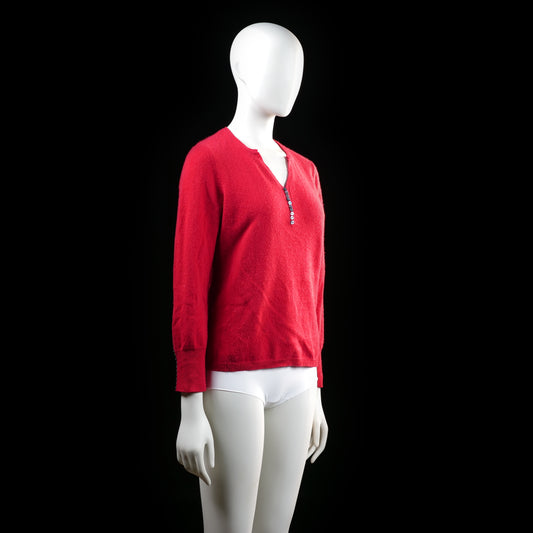 Caroll - sweater - Red - (Storlek: 40)