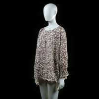 Bon'a Parte - tunic - Taupe, White - (Storlek: XL)