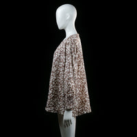 Bon'a Parte - tunic - Taupe, White - (Storlek: XL)