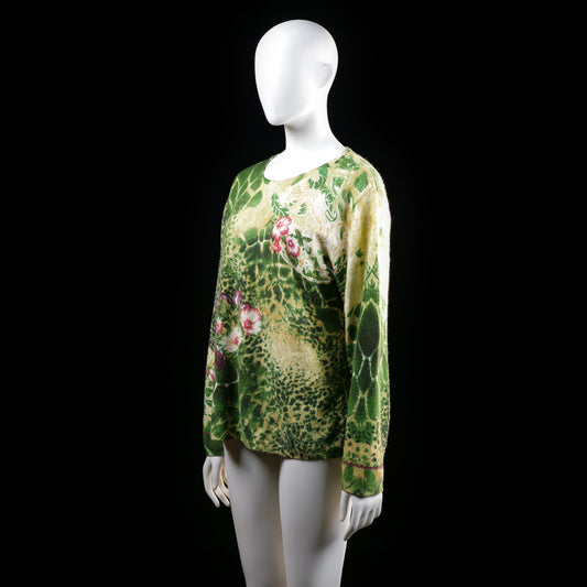 Kingfield - sweater - Olive, Sand - (Storlek: L)