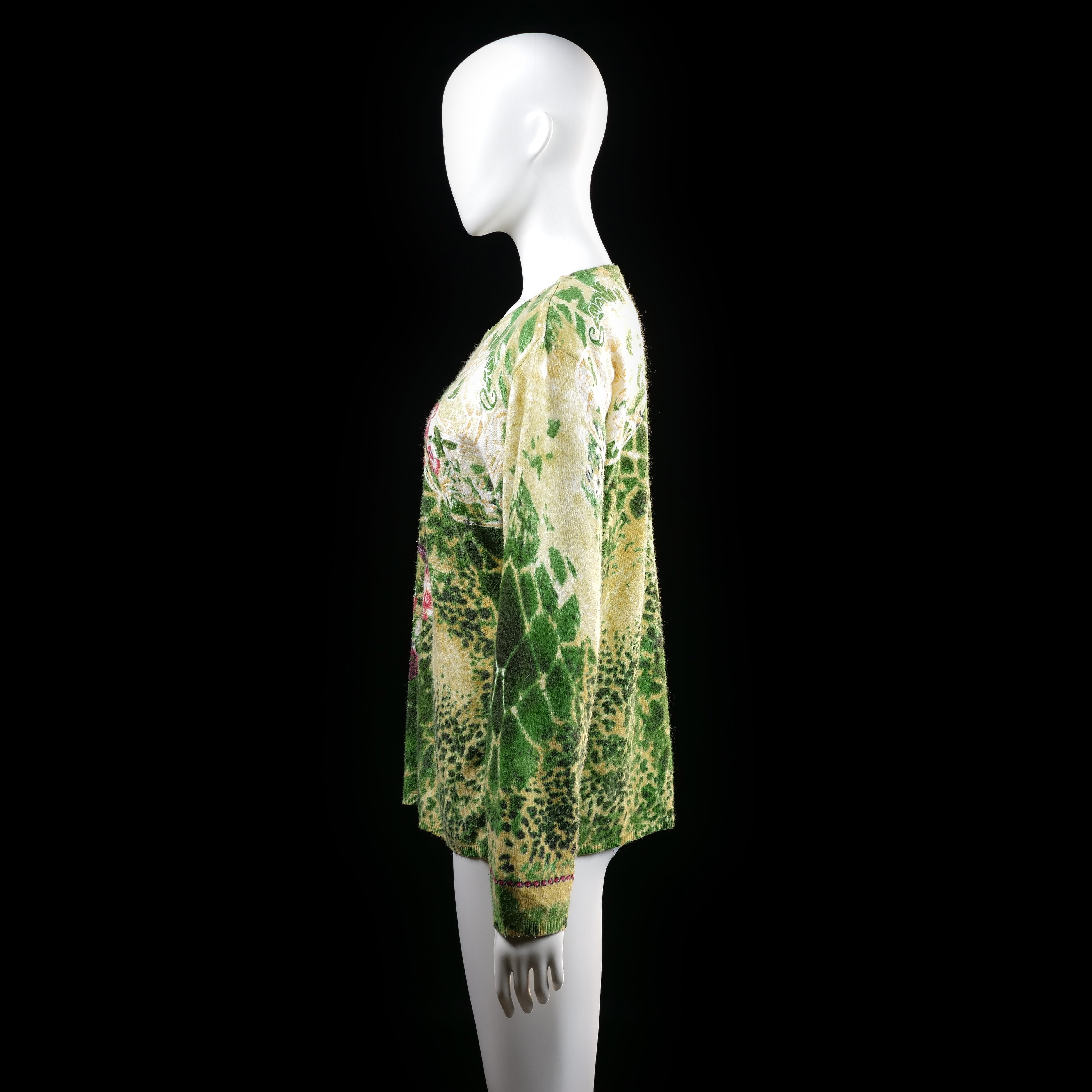 Kingfield - sweater - Olive, Sand - (Storlek: L)