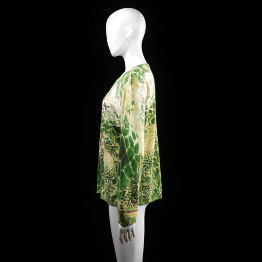 Kingfield - sweater - Olive, Sand - (Storlek: L)