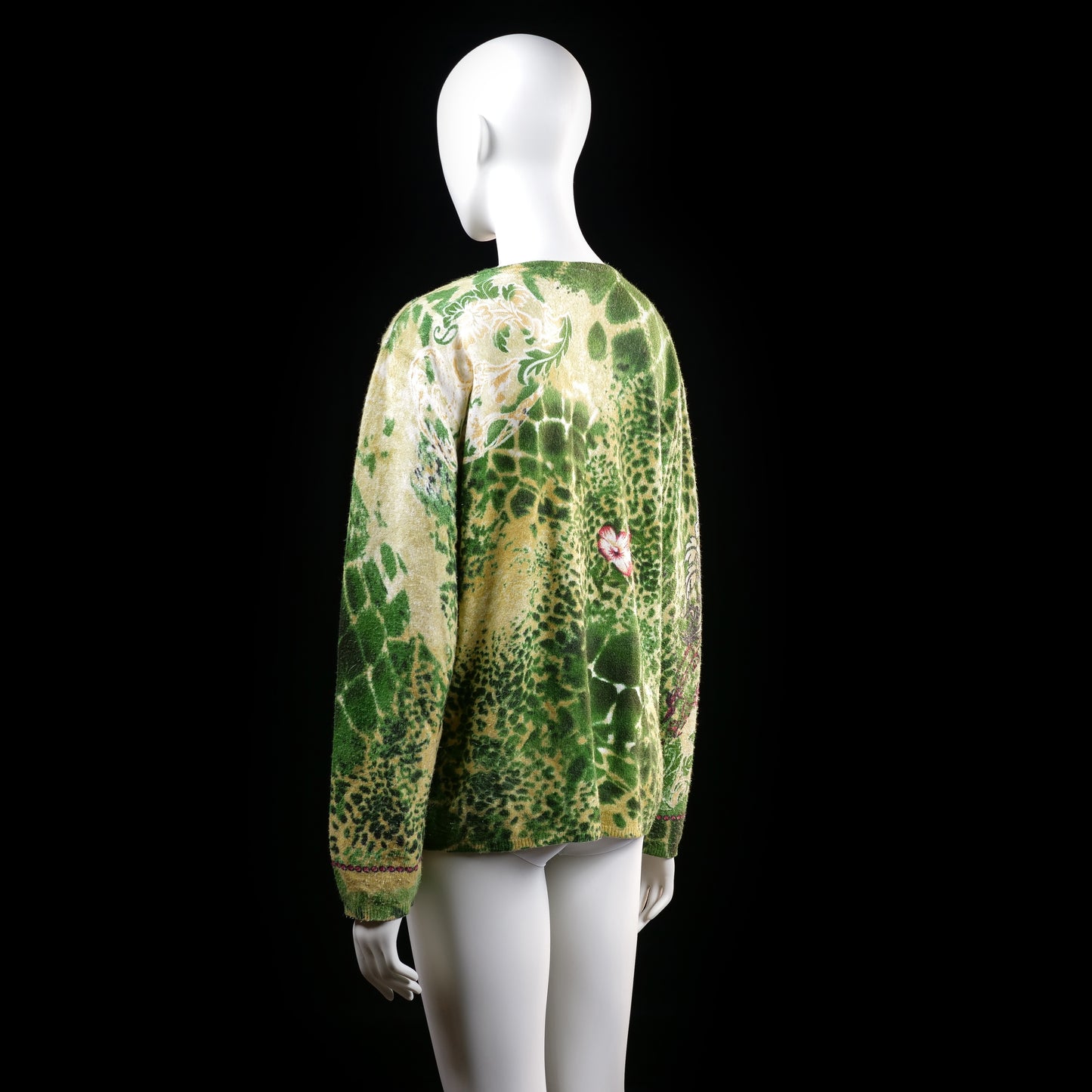 Kingfield - sweater - Olive, Sand - (Storlek: L)