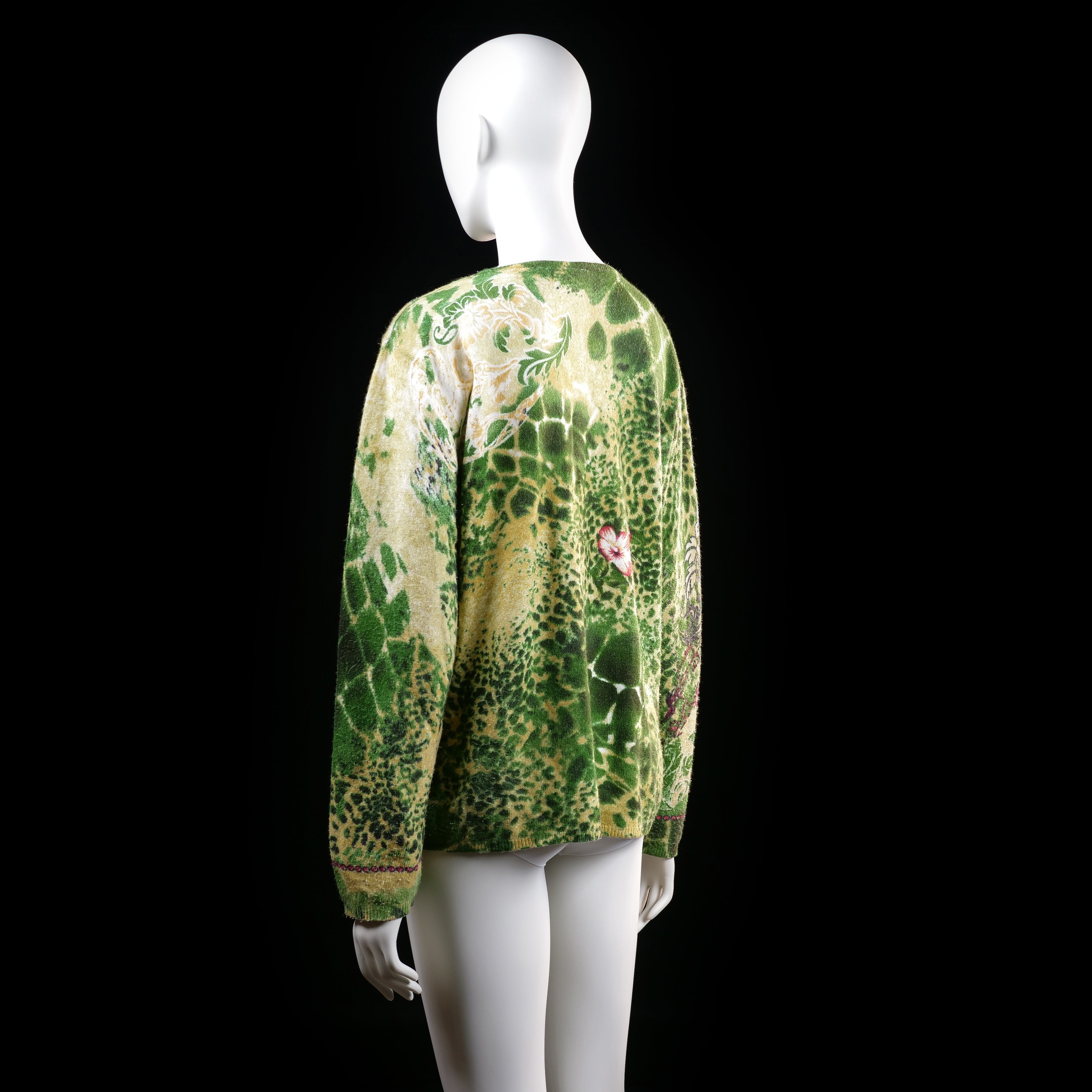 Kingfield - sweater - Olive, Sand - (Storlek: L)