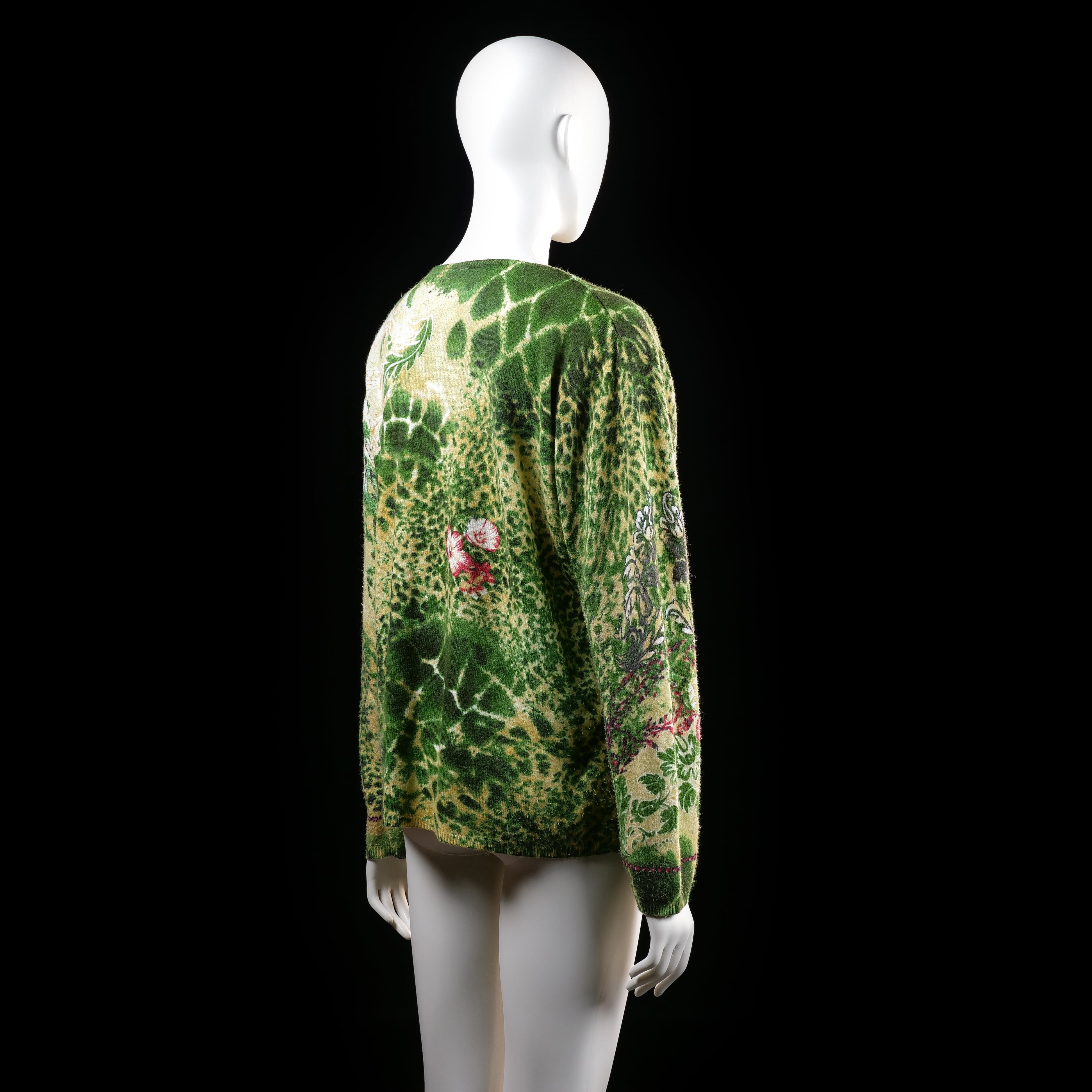 Kingfield - sweater - Olive, Sand - (Storlek: L)