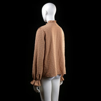 Shein - blouse - Camel - (Storlek: L)