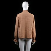 Shein - blouse - Camel - (Storlek: L)