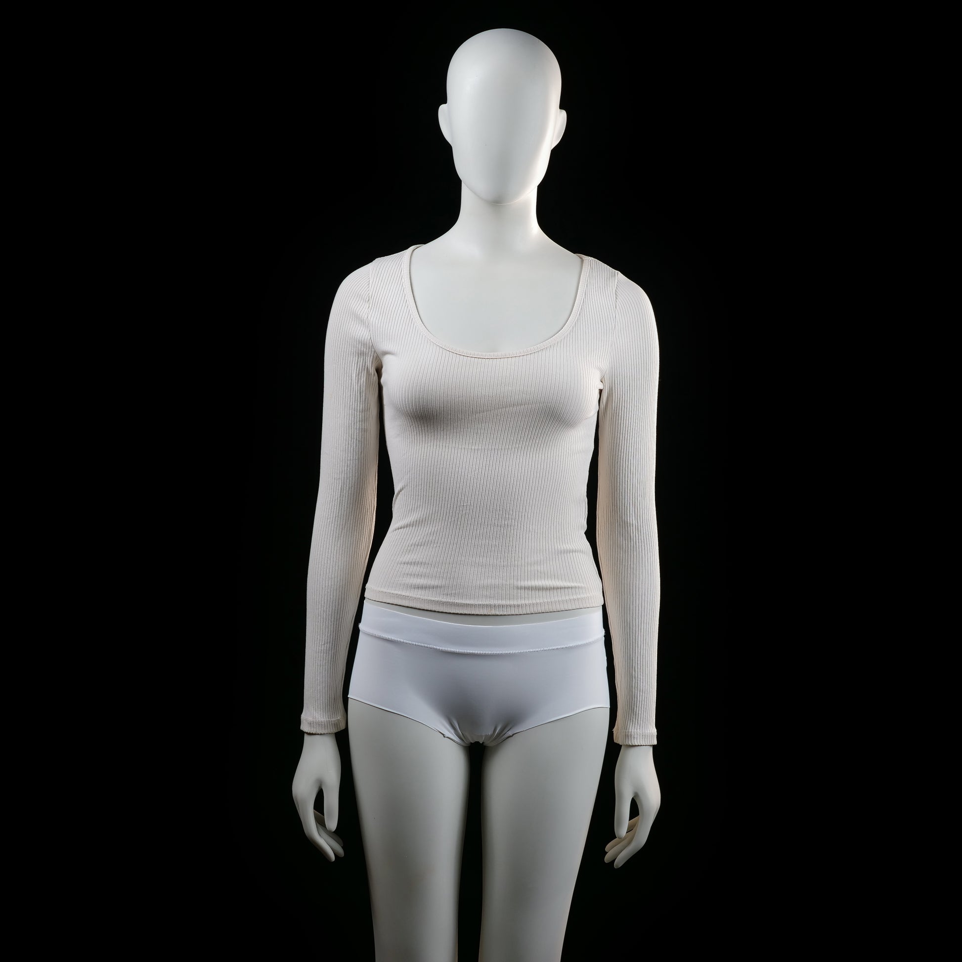 Lager 157 - long-sleeve top - Ivory - (Storlek: XS, S)