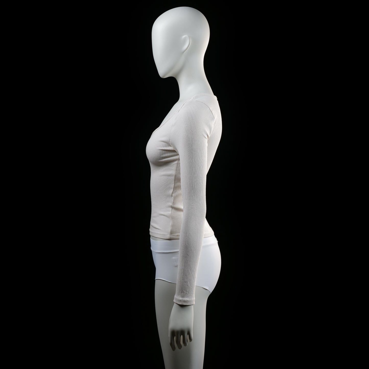 Lager 157 - long-sleeve top - Ivory - (Storlek: XS, S)