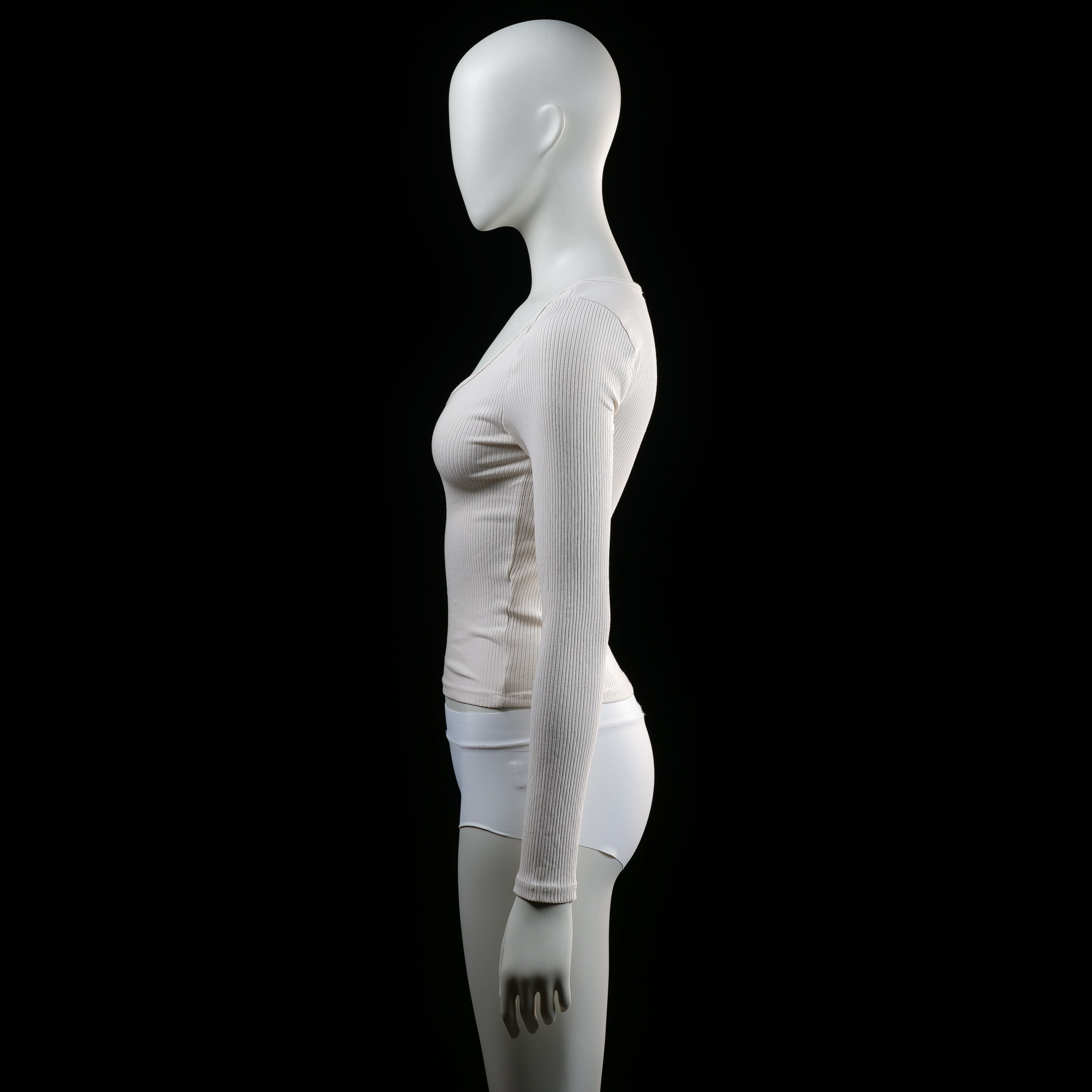 Lager 157 - long-sleeve top - Ivory - (Storlek: XS, S)