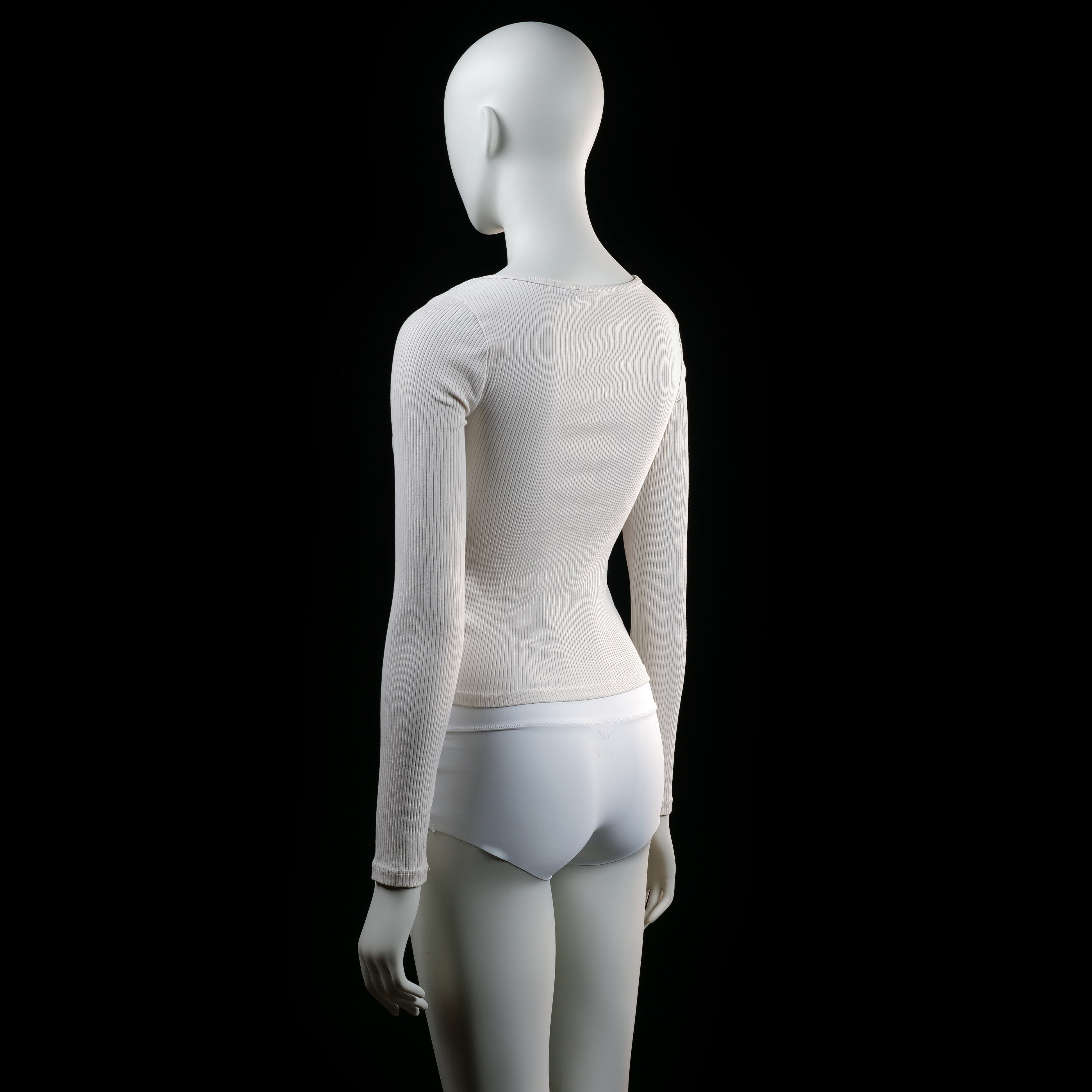 Lager 157 - long-sleeve top - Ivory - (Storlek: XS, S)