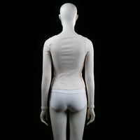 Lager 157 - long-sleeve top - Ivory - (Storlek: XS, S)