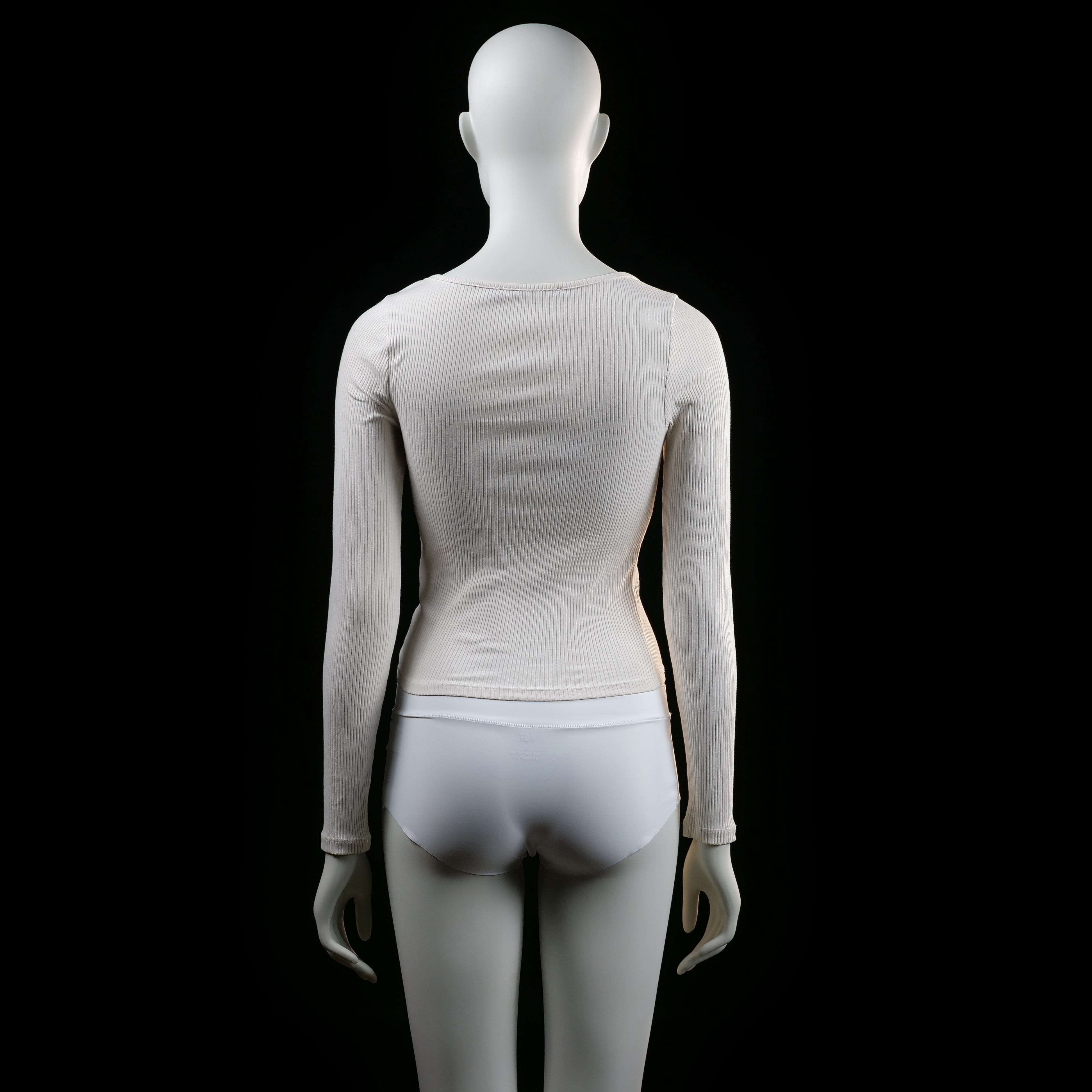 Lager 157 - long-sleeve top - Ivory - (Storlek: XS, S)