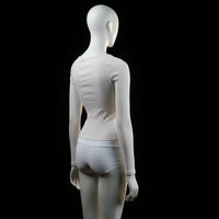 Lager 157 - long-sleeve top - Ivory - (Storlek: XS, S)