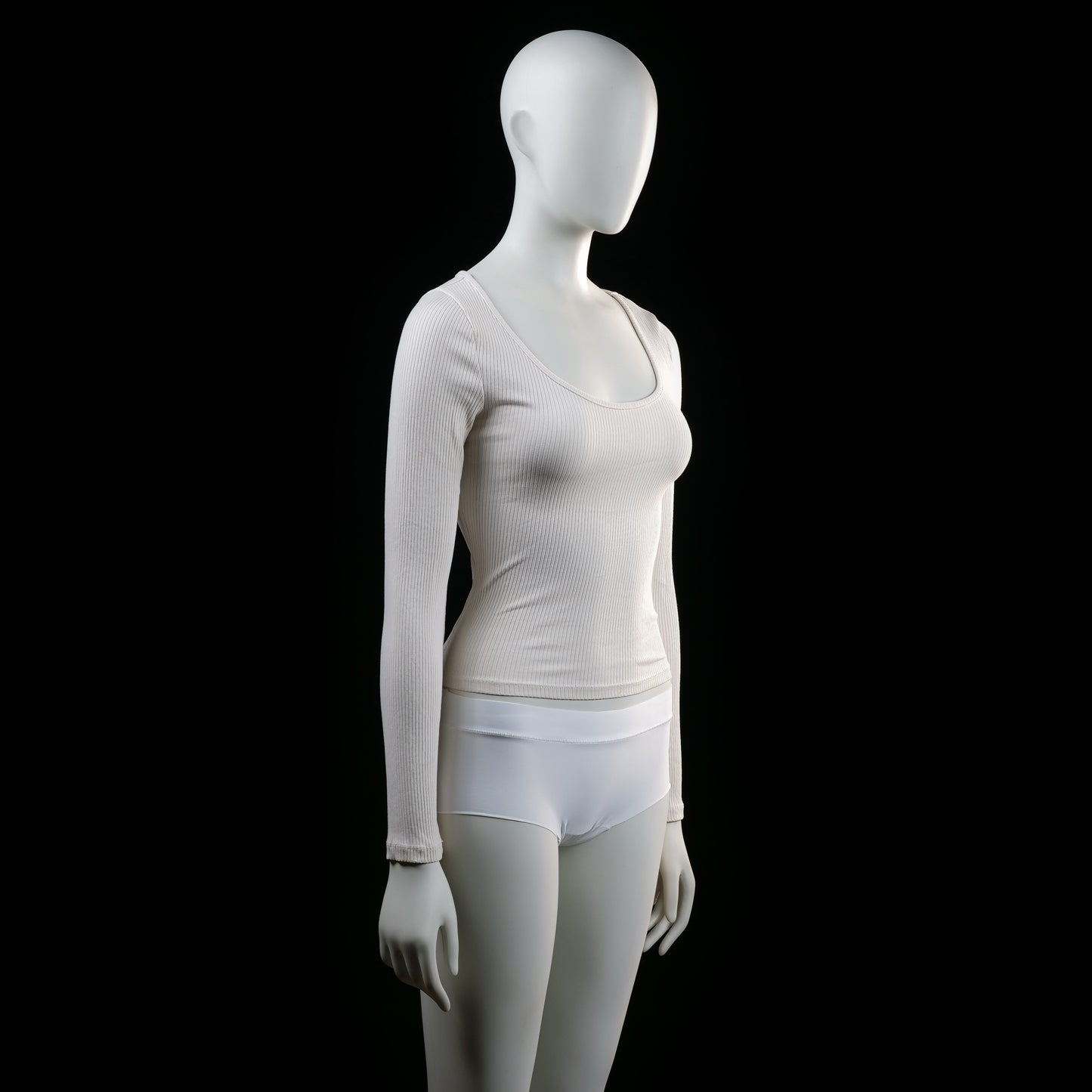 Lager 157 - long-sleeve top - Ivory - (Storlek: XS, S)