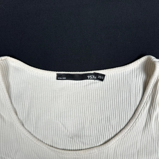 Lager 157 - long-sleeve top - Ivory - (Storlek: XS, S)