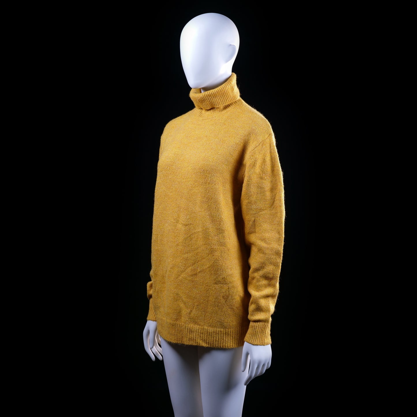 Smog - turtleneck - Mustard - (Storlek: S)