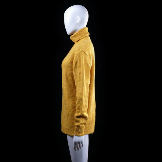 Smog - turtleneck - Mustard - (Storlek: S)
