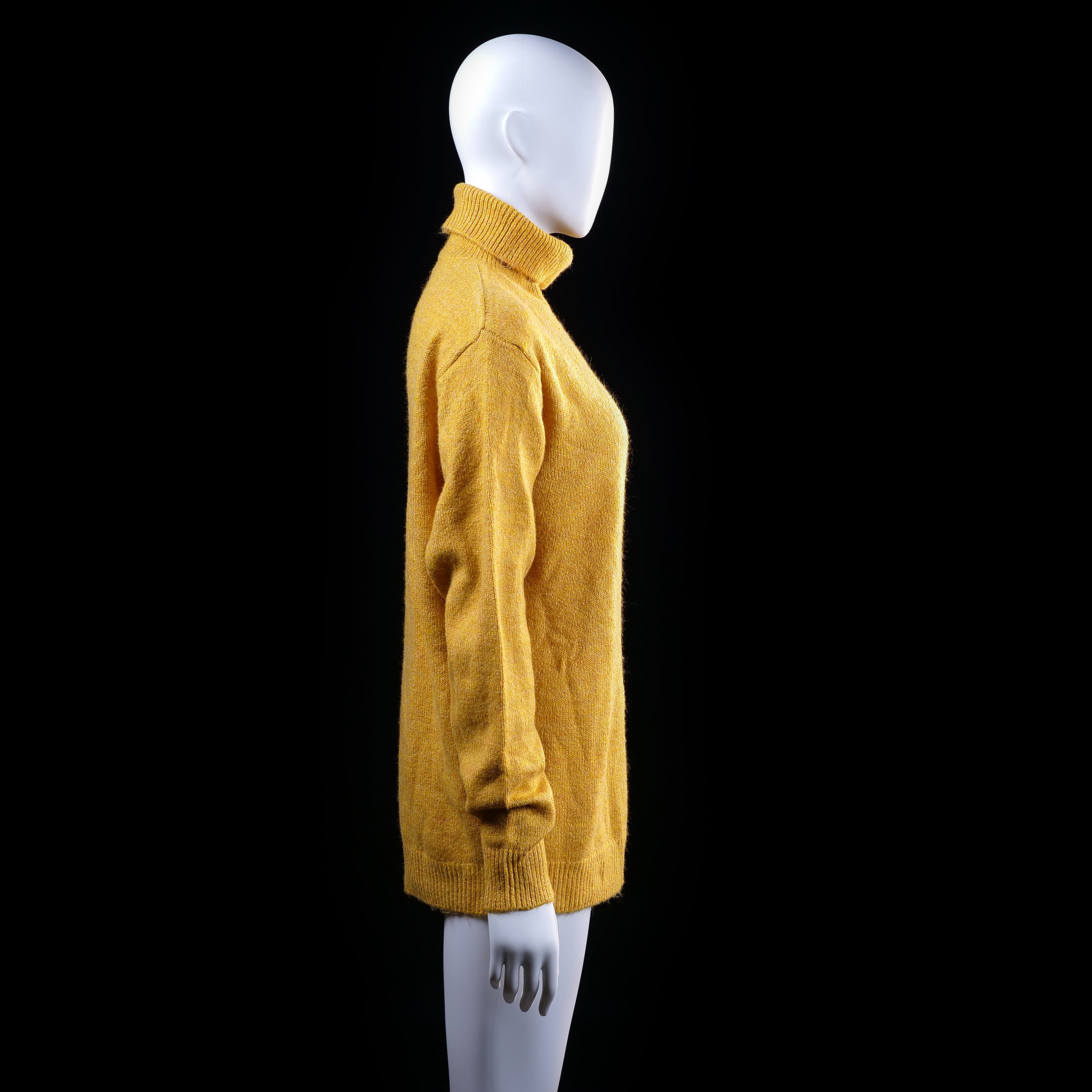 Smog - turtleneck - Mustard - (Storlek: S)