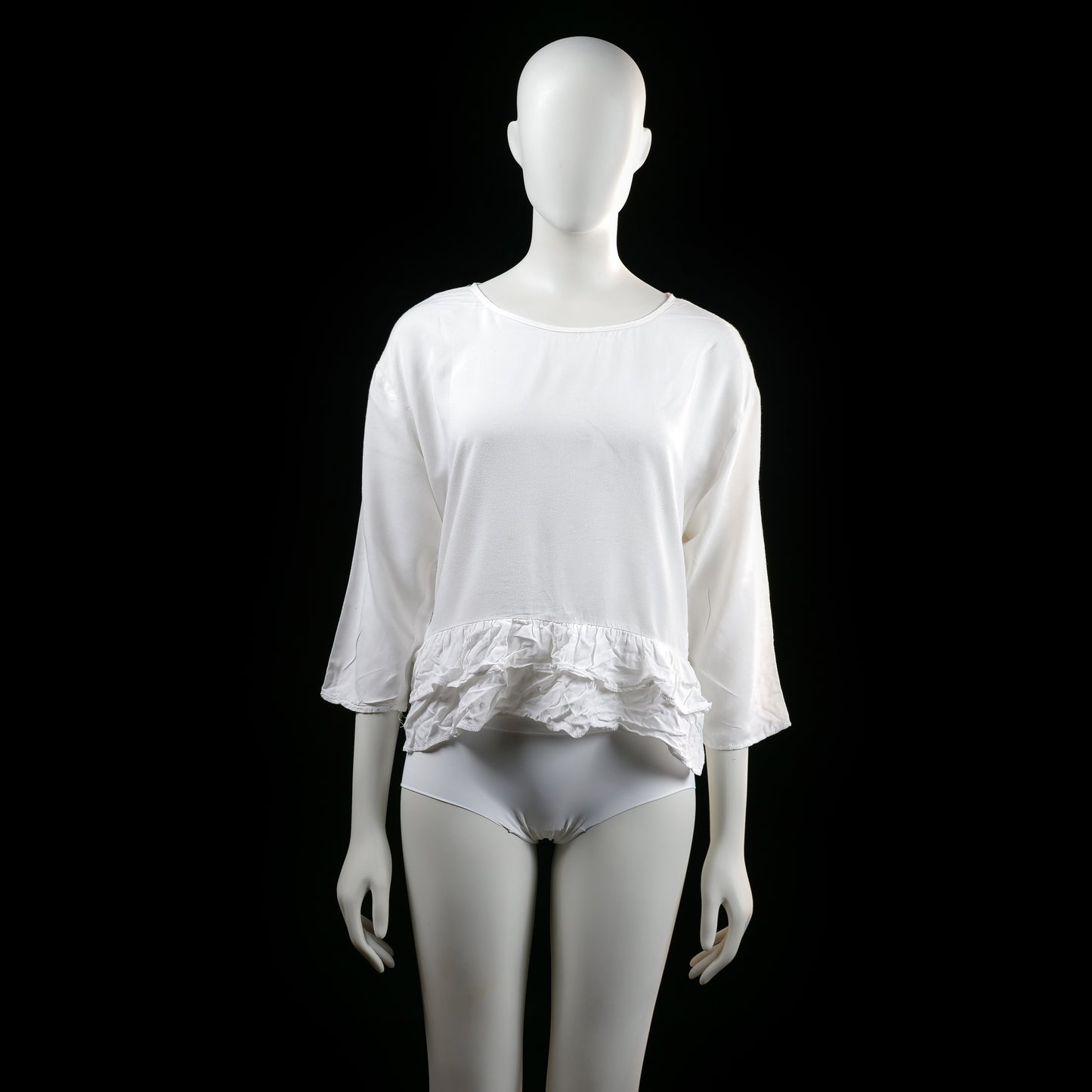 Only - blouse - White - (Storlek: 36)