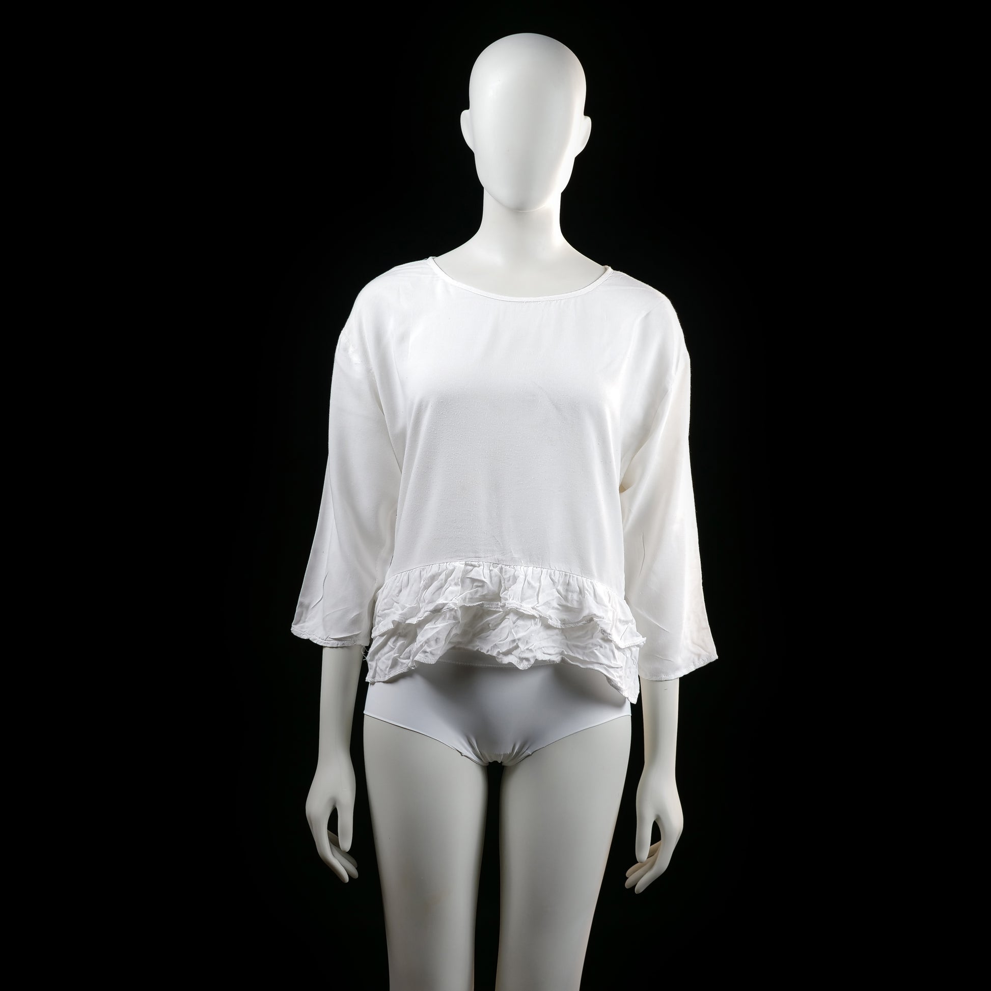 Only - blouse - White - (Storlek: 36)