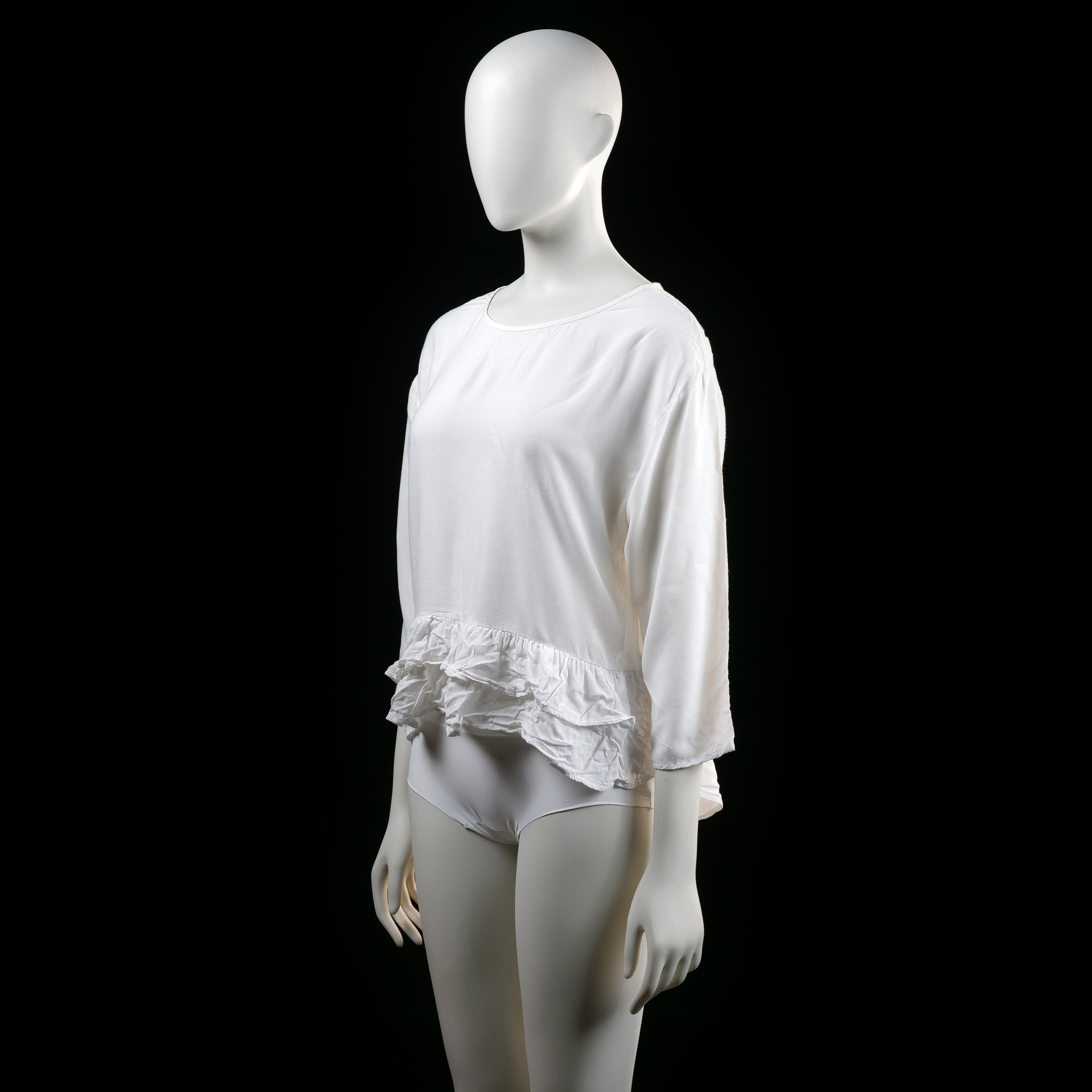 Only - blouse - White - (Storlek: 36)