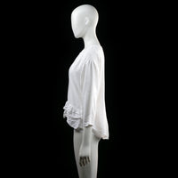 Only - blouse - White - (Storlek: 36)