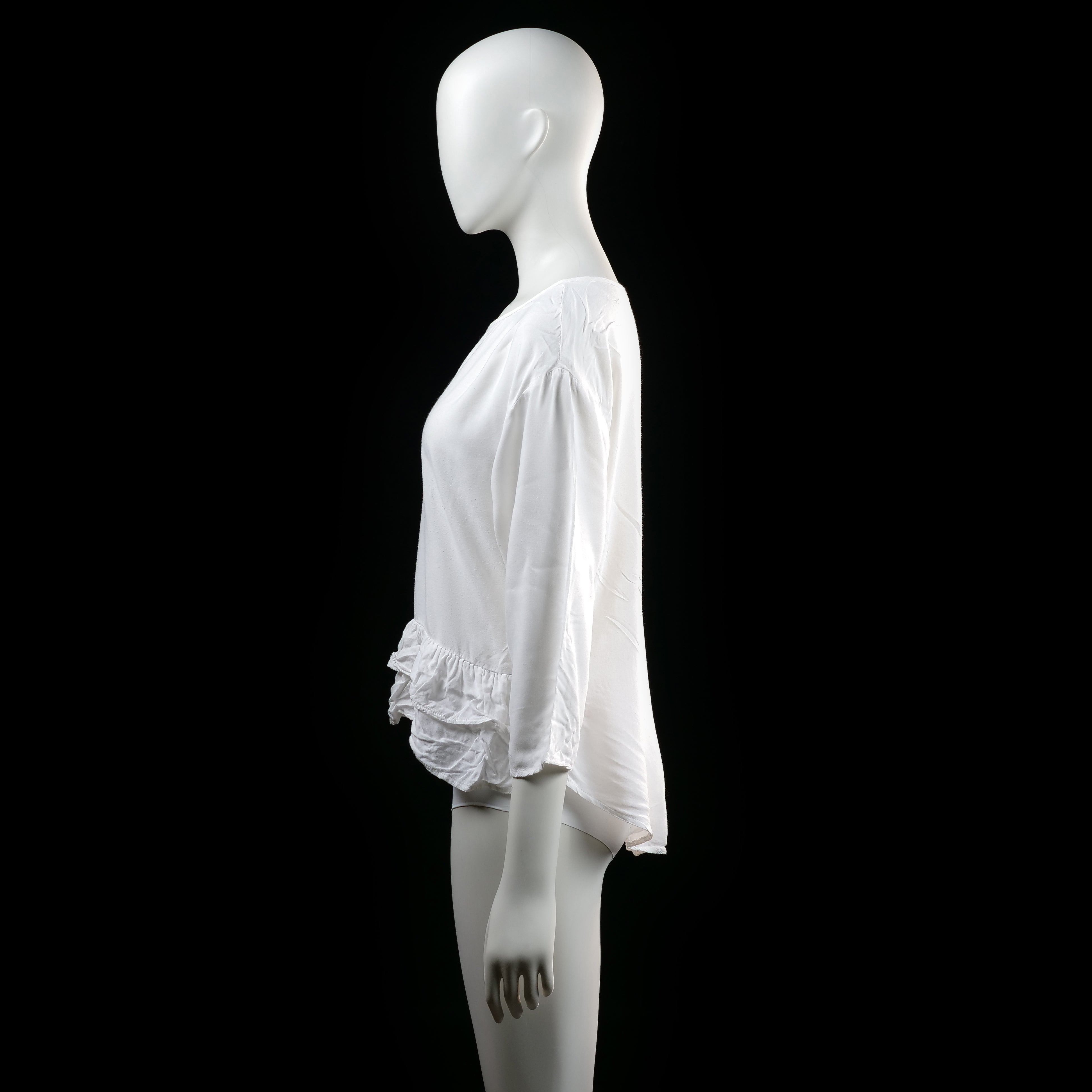 Only - blouse - White - (Storlek: 36)