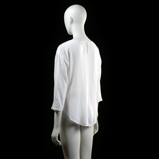 Only - blouse - White - (Storlek: 36)