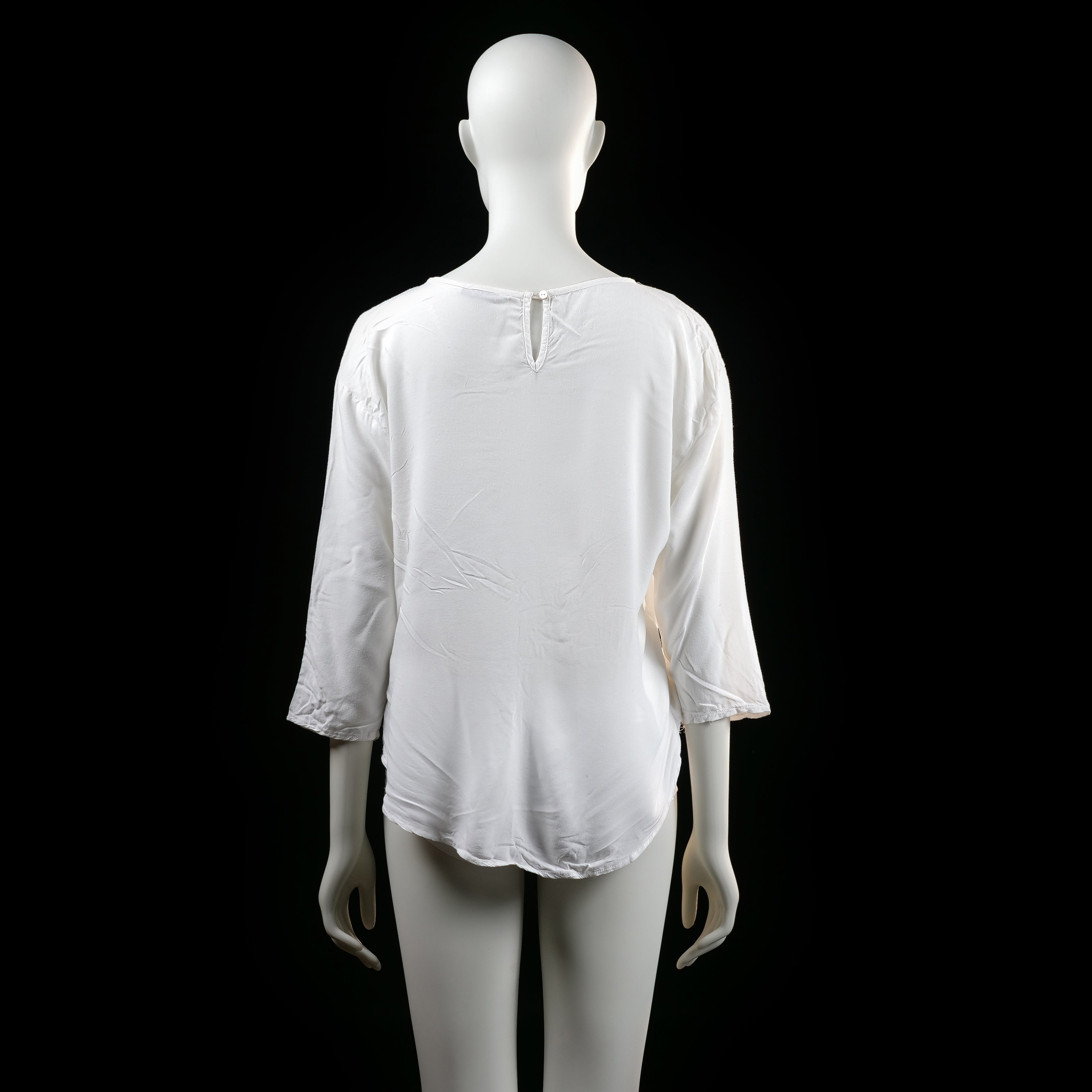 Only - blouse - White - (Storlek: 36)