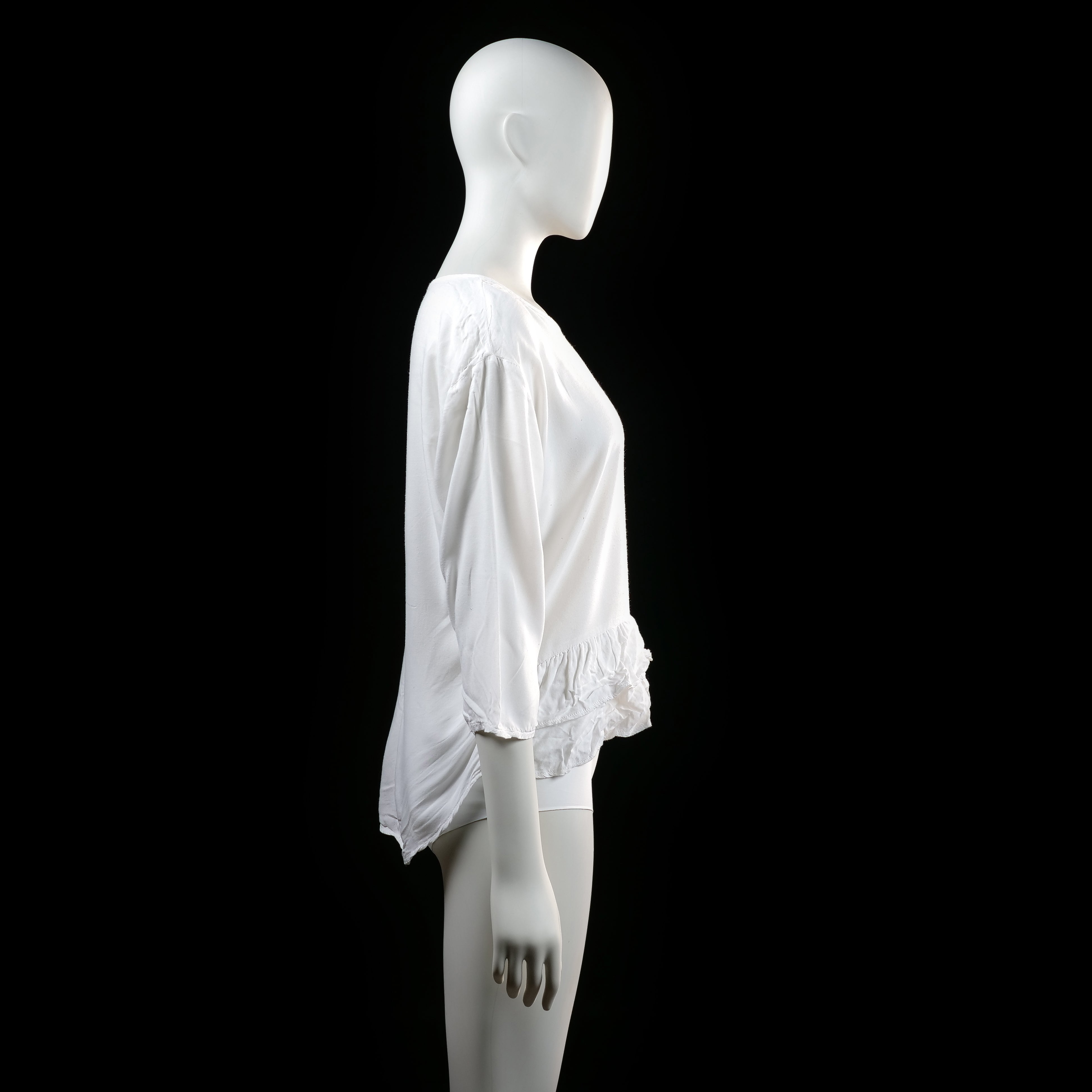 Only - blouse - White - (Storlek: 36)