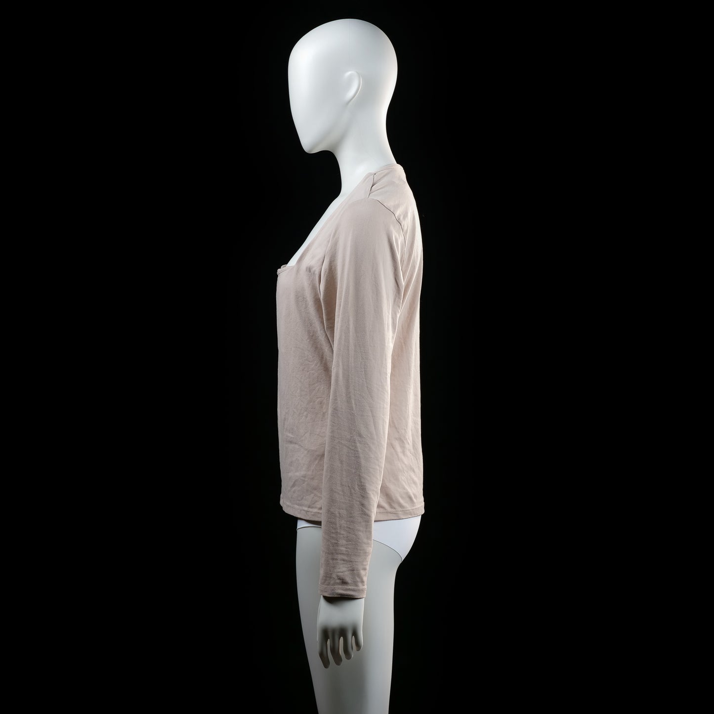 H&M - long-sleeve top - Ivory - (Storlek: L)
