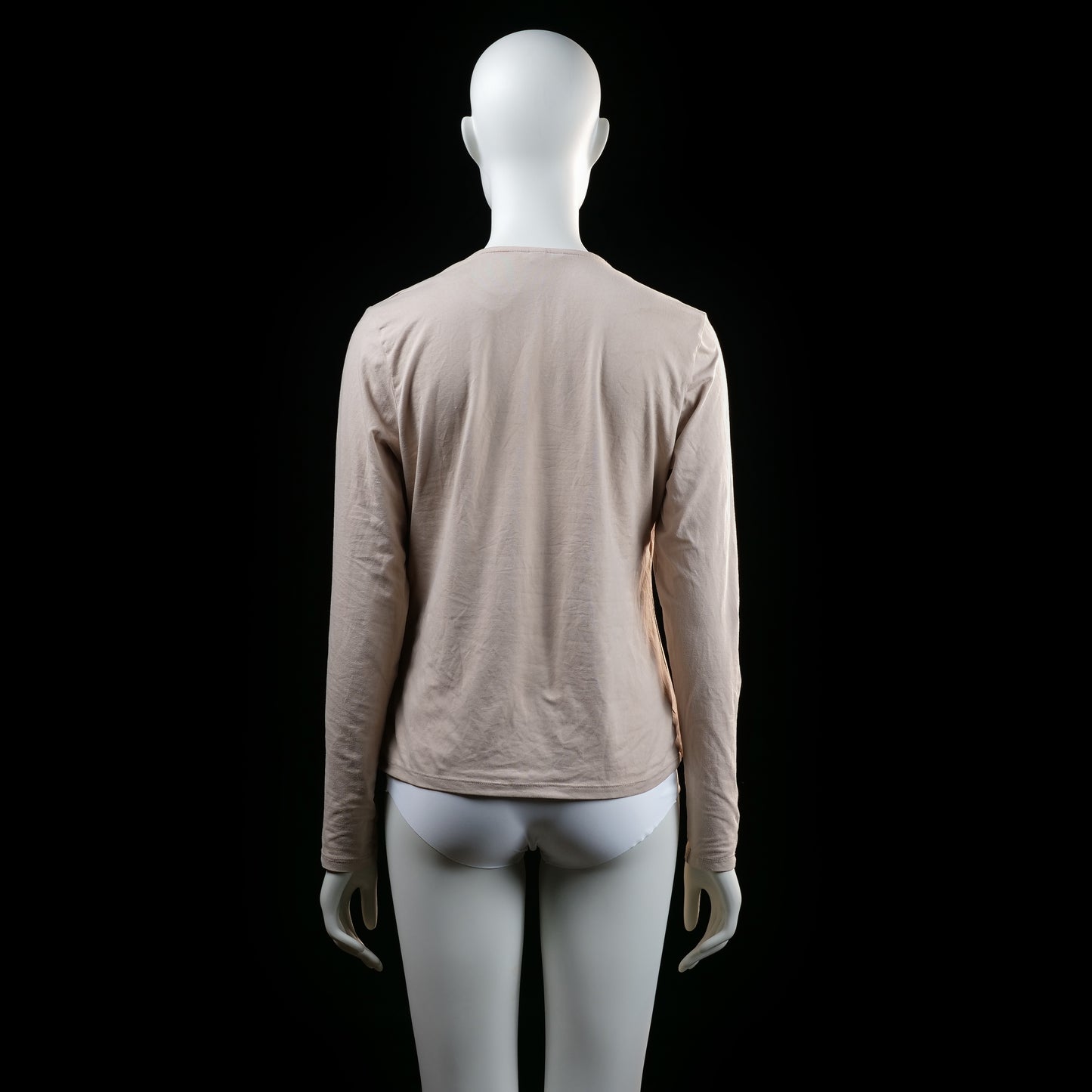 H&M - long-sleeve top - Ivory - (Storlek: L)